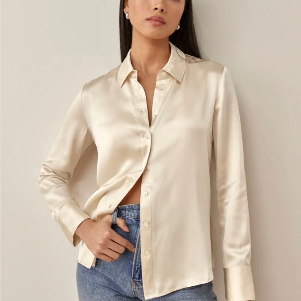 Sky Silk Top